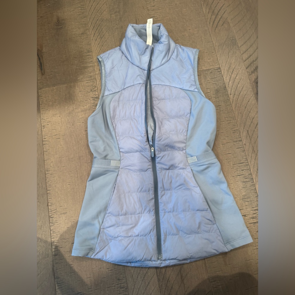 Lululemon light blue puffer vest